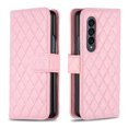 thumbnail image 2 of Premium PU Leather Wallet Case for Samsung Galaxy Z Fold4 with Card Slots Holder Magnetic Clasp Cover, Stylish Adjustable Kickstand Flip Soft Silicone Shockproof Leather Case for Women Girls, Pink, 2 of 7