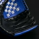 thumbnail image 2 of Guante de béisbol deportivo de cuero Guante de softball para mano izquierda (Azul Negro 12.5 pulgadas), 2 of 8