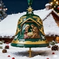 thumbnail image 4 of Cheapark Gift Christmas Nativity Pendant - Religious Theme Ornament, Hanging Decor for Christmas Tree, Holiday Faith Accent, 4 of 4