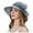 Gray, variant on HJYCHN Elegant Women's Wide Brim Sun Hat Floral Design Summer Beach Dress Hat for Outdoor Occasions Khaki One Size