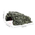 thumbnail image 3 of Cueva Para Esconderse De Reptiles De Tortugas, Adorno De Decoración Con Terraza Para Escalar, Escondite Seguro, Grande, Hecho De Resina No Tóxica, Para Hábitat De, 3 of 7