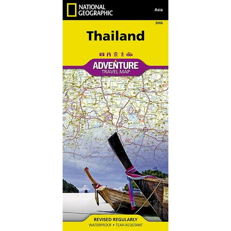 Adventure map: thailand - folded map: