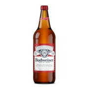 Budweiser American Lager Beer 32 fl oz 1 Glass Bottle 5% ABV