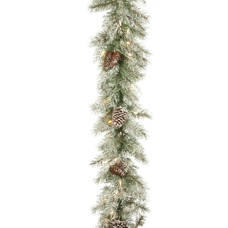 National Tree Company 9 ft. Frosted Mountain Spruce ...