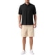 thumbnail image 2 of CAMISAS POLO DE MALLA DE COLOR SÓLIDO PARA HOMBRE CHIC DE VERANO CON MANGAS CORTAS TALLA 2XL NEGRO, 2 of 5