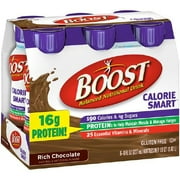 Boost Calorie Smart Rich Chocolate  ''8 oz. Bottle, Case of 24'' -8 Pack