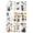 Halloween Window Clings A, variant on BOBOMOTI Halloween Decorations Halloween Window Clings Wall Stickers for Halloween Party Decorations Halloween Window Decoration Party Supplies Clearance