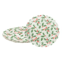 50pcs Paper Doilies 8" Round Disposable Lace Paper Doilies Placemats Colorful