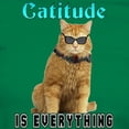 thumbnail image 3 of CafePress - Catitude Women's Dark T Shirt - Women's Traditional Fit Dark T-Shirt, 3 of 4