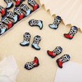 thumbnail image 4 of 20Pcs 2Colors Cowboy Boot Silicone Beads Boot Silicone Focal Beads for DIY Necklaces Bracelet Keychain Making 1.1x0.88inch, 4 of 7
