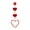 B, variant on LED Valentine's Day Heart Curtain Lights with Suction Cups Proposal Party Decoration Bedroom Hanging Ornaments Romantic Atmosphere