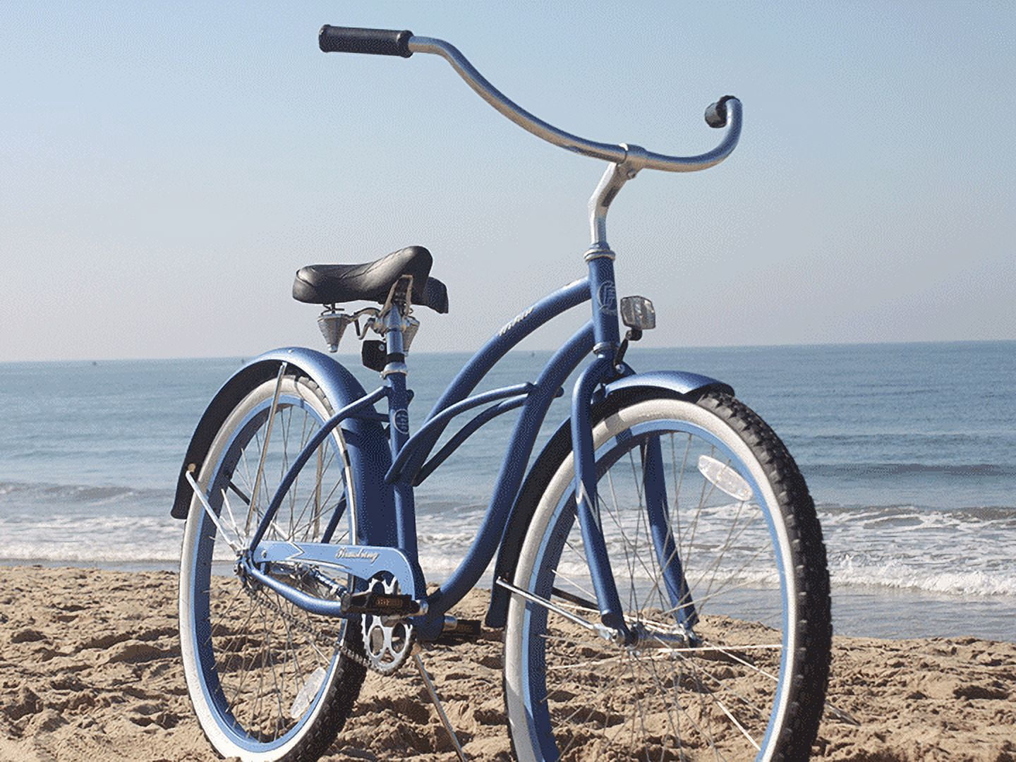 26" Firmstrong Urban Lady Boutique Single Speed Women's Beach Cruiser Bike, Matte Blue