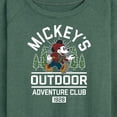 thumbnail image 3 of Mickey & Friends - Mickey's Outdoor Adventure Club - Women's Lightweight French Terry Long Sleeve Shirt, 3 of 5