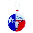 thumbnail image 4 of Ruth's Ethical Goods Texas Flag Cow Skull Christmas Tree Ornament - Art Glass Light Catcher, 4 of 5