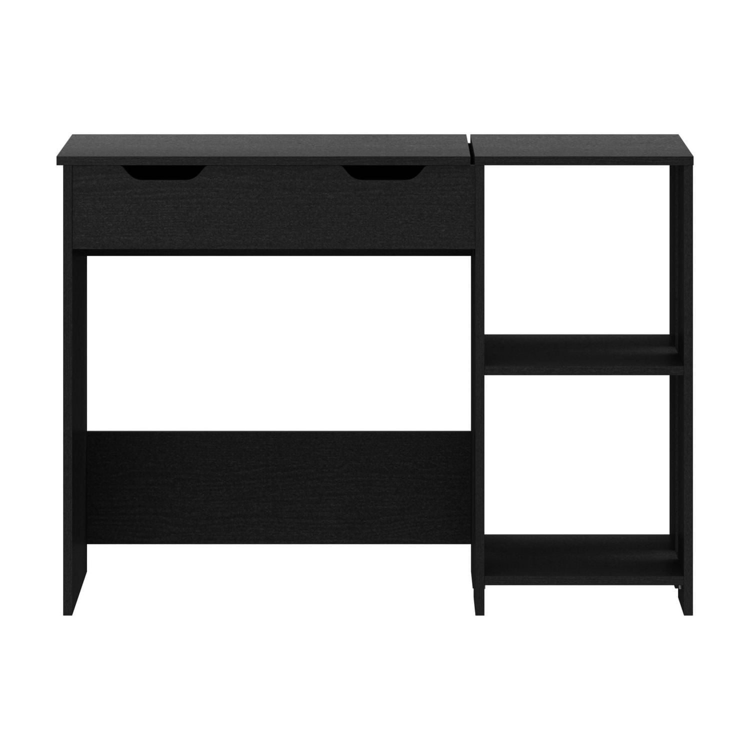 Hillsdale Cedar Falls Bureau d'étude en bois avec 2 casiers, chêne noir