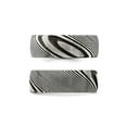 thumbnail image 2 of Mens Damascus Steel Polished Band Ring 8mm for Men, 2 of 5