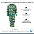 thumbnail image 5 of em & alfie  Christmas Kitty Plush Folded Gift Pajama Set (Women), 5 of 5