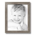 thumbnail image 2 of ArtToFrames 11" x 14" Muted Warm Silver Picture Frame, 11x14 inch Silver MDF Poster Frame (WOM-4681), 2 of 8