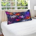 thumbnail image 4 of Abstract Colorful Snowflakes Plush Pillow Cases Standard Size Ultra Soft Warm Pillowcases with Zipper 20"x26", 4 of 9