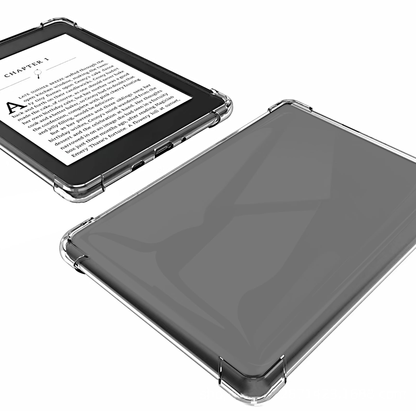 Clear Case Compatible for 6.8 Kindle Paperwhite 11th Generation 2021 and  Paperwhite Signature Edition,Thin Slim Lightweight Scratch Proof Silicone