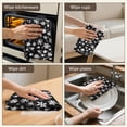 thumbnail image 6 of 2 Pcs Funny Kitchen Towels,Black Christmas Snowflake Pattern Microfiber Dish Towels,Kitchen Tea Towels,Kitchen Towel Set (18" X 26"), 6 of 7