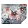 thumbnail image 4 of YAZAOO Travel Blanket Camping Blankets Fashion Glowing Butterfly Among Lanterns Patten, 4 of 8