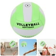 thumbnail image 2 of Ballon de Volleyball Macaron Vert et Blanc 1Ensemble Taille Standard 5, 2 of 8