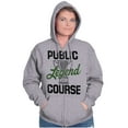 thumbnail image 3 of Course Legend Trophy Golfer Golfing Zip Up Hoodie Men's Women's Brisco Brands L, 3 of 6