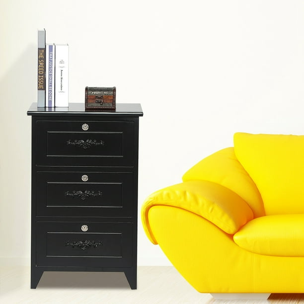 Mgaxyff Nightstand, Bedside Table, No Assembly Required Wooden