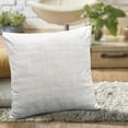 thumbnail image 4 of Home Soft Things Textured Velvet 4 Piece Throw Pillow Cover Set - Gardenia - 20" x 20", 4 of 7