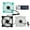 Green Black White, variant on M Buder 3Pcs Cooling Fans ARGB Controller 11 Fan Blades Silent Computer Air Cooler 1200rpm 12V Green Black Pink
