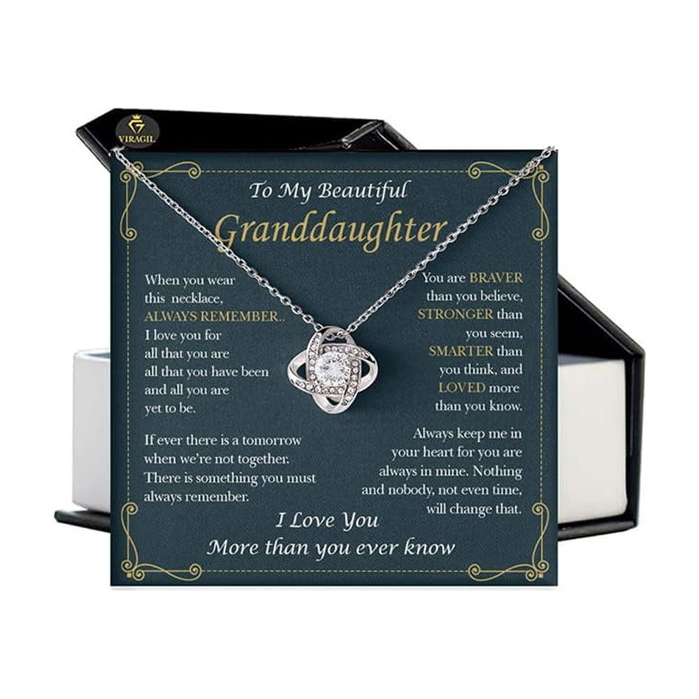 Graduation & Confirmation : Necklace 'You Are The Best' - Perfect For Teenage Granddaughter, Birthdays Or #351, White Love Knot Necklace