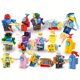 thumbnail image 4 of 16pcs/set Building Block Toys Cute Interactive Doll Bricks Educational Assembled Building Blocks, A Gift For Kids, 4 of 4