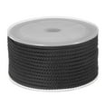 thumbnail image 1 of Unique Bargains Nylon Beading Thread Cord 3mm Extra Strong Braided Nylon String for Necklace Crafting 10M/33 Feet, Black, 1 of 5
