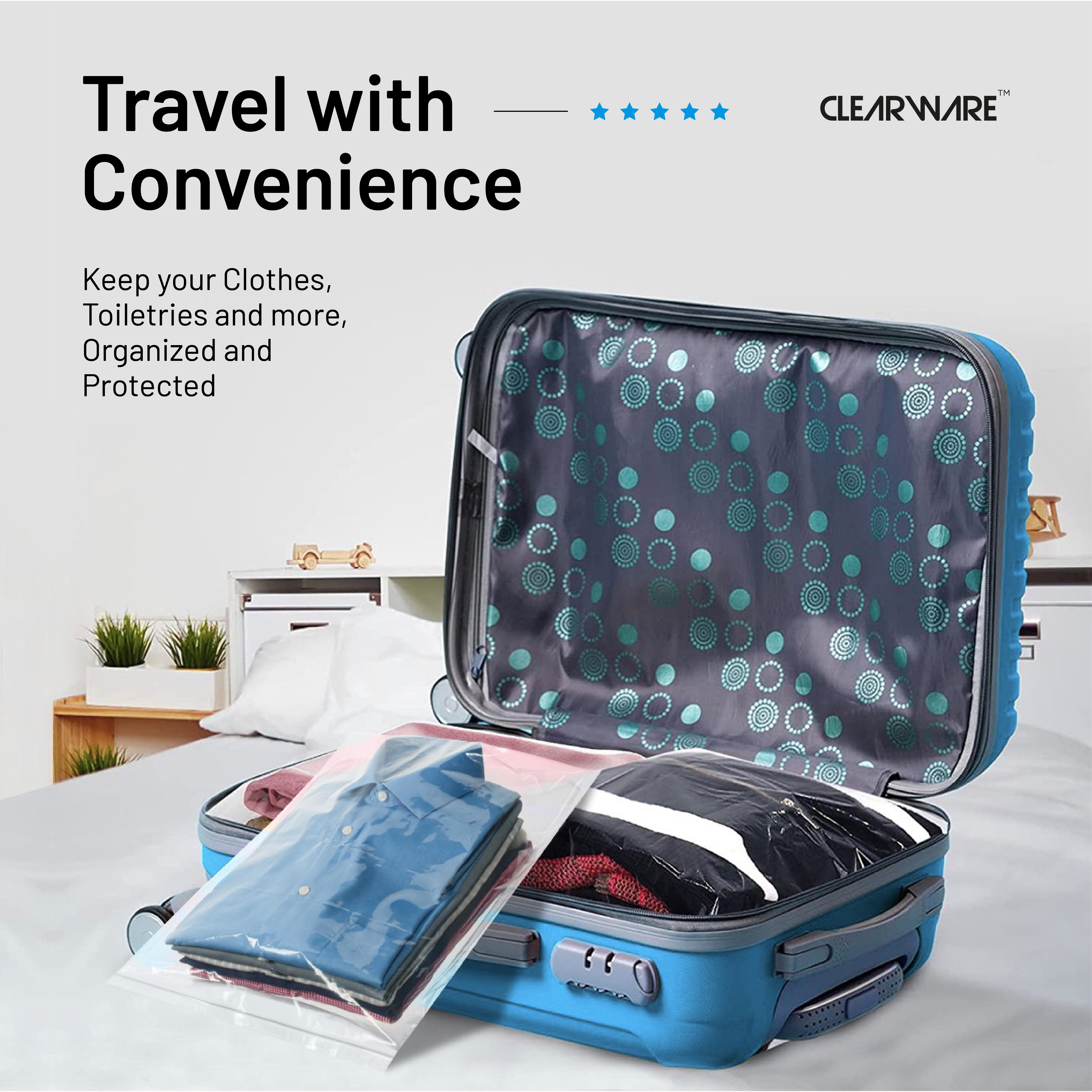 ClearWare 3 Gallon Storage Bags With Zipper, 12 Pack photo 4