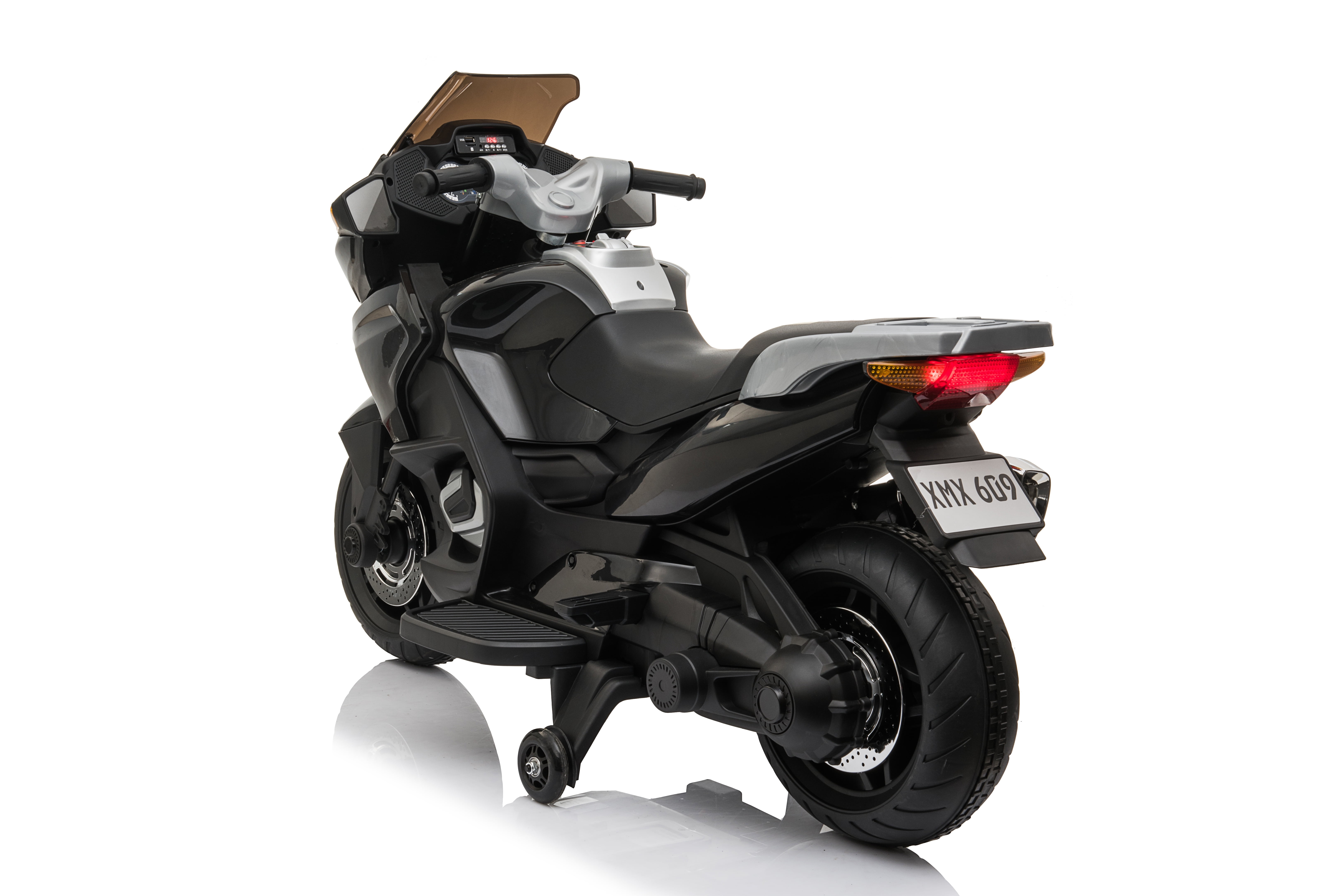 Blazin' Wheels 12V Battery Operated Black Motorcycle Rideon. Unisex Gift Item - Ages 3 Years an up
