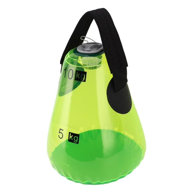 Workout Water Weight Bag, Elastic PVC Portable Inflatable Promotes Muscle Growth Water Filled Kettlebell for Home Gym Travel Workout