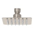 thumbnail image 1 of Regadera cuadrada 4", acero inox, sin brazo, satín, Túbig Foset R-413SN, 1 of 2