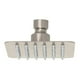 thumbnail image 1 of Regadera cuadrada 4", acero inox, sin brazo, satín, Túbig Foset R-413SN, 1 of 2