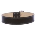 thumbnail image 2 of Womens Wide 2 1/4 " Stitching Edged Plain High Waist Leather Belt, 2 of 4