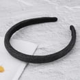 thumbnail image 6 of Unique Bargains 1 Pc Exquisite Thin-edged Woven Straw Headband Black, 6 of 6