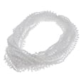 thumbnail image 4 of Button Looping Bridal black and white 10mm Wide Elastic Loops Wedding Dressing, 4 of 8