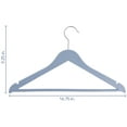 thumbnail image 2 of Elama Home 20 Piece Eco Friendly Coat Hangers in Blue, 2 of 3