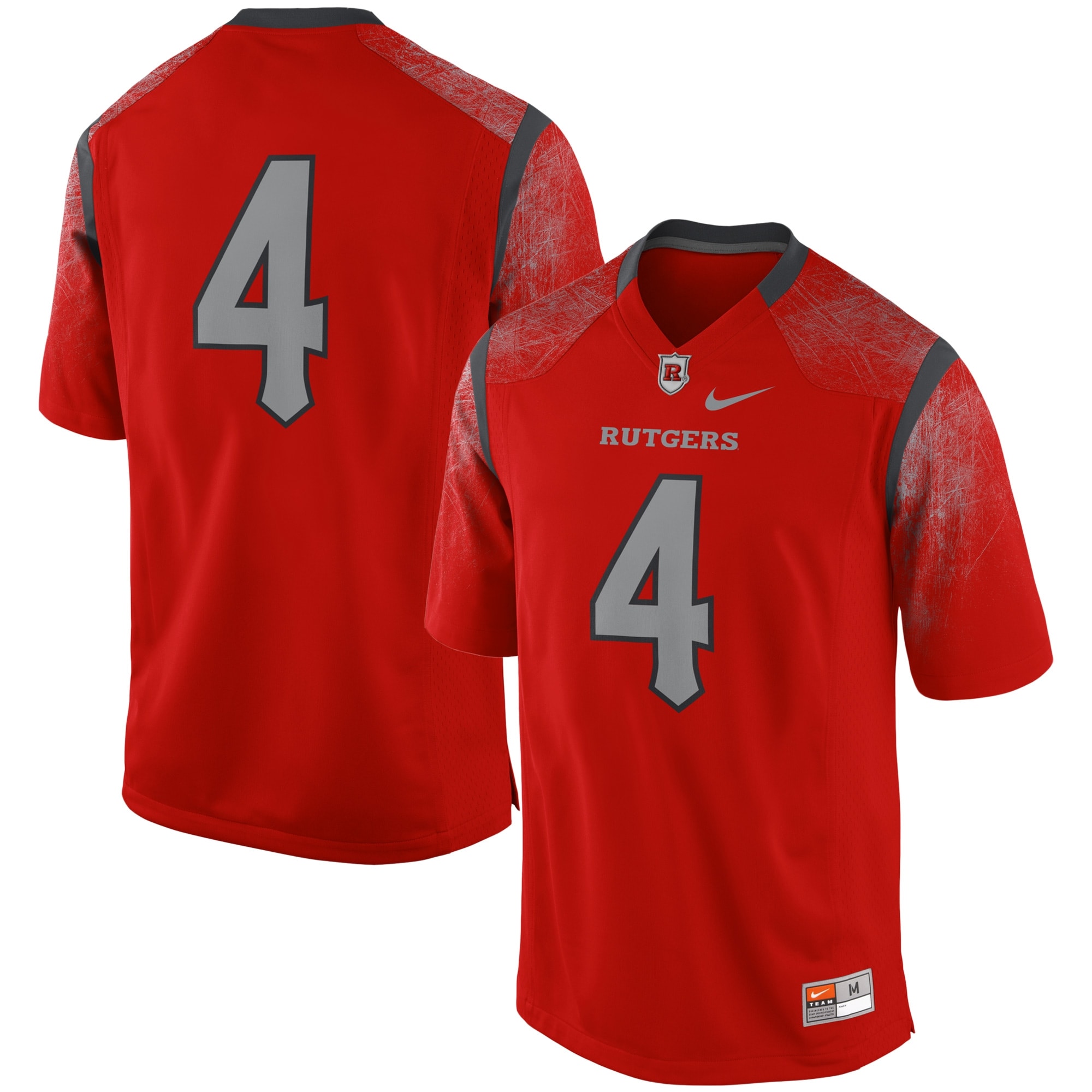 4 Rutgers Scarlet Knights Nike Replica 