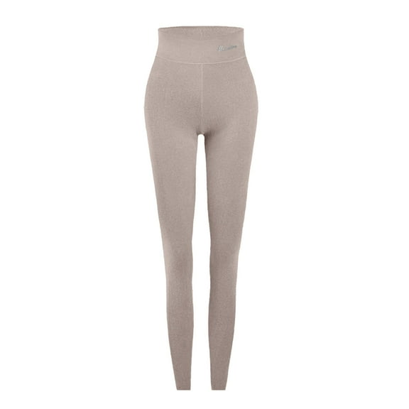 SGMVNU Lined Leggings Women with Pockets -Warm Winter Yoga Pants for Women Thermal Running Workout Leggings(Coffee, L)