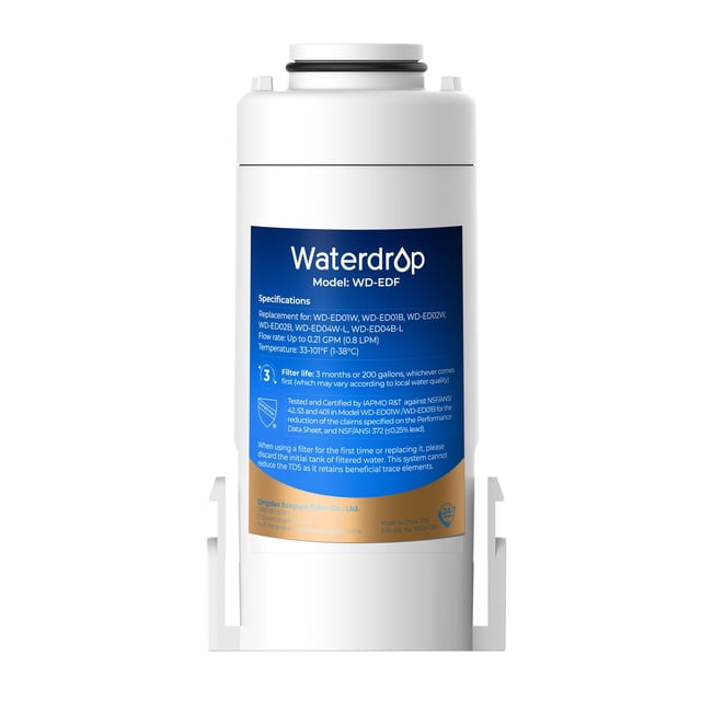 Filtros de repuesto Waterdrop WD-EDF para filtro de agua Pitcher