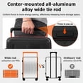 thumbnail image 3 of New York Xpress 30" Hardside Large Checked Luggage,Expandable Suitcase with Silent Wheels & Aluminum Wide Handle,TSA-Approved, Black - LP13803, 3 of 10