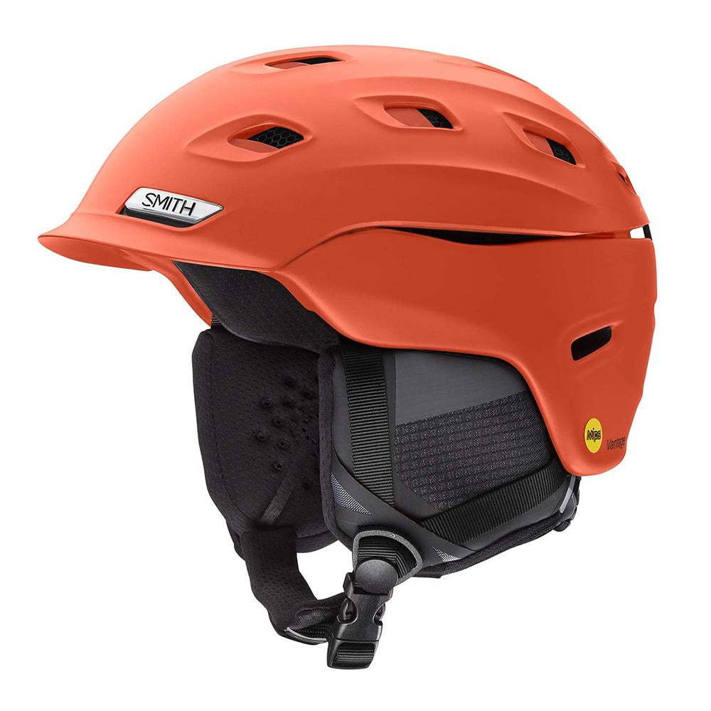 Smith 2020 Vantage MIPS Snowboarding Helmet (Matte Burnt Orange, Medium