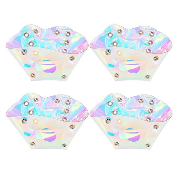 4Pcs Skate Toe Guards Vegan Faux PVC Roller Skate Toe Caps Shoe Shield Toe Protector Roller Skates Sport Accessories,4 x Skate Toe Guards,multicolor