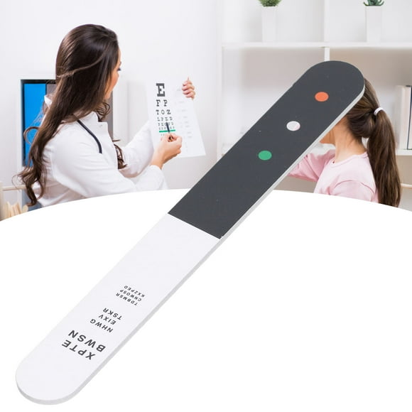 Vision Optometry Test Card, Portable Clear Mark Fixation Stick Vision Tester For Eye Hospital